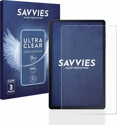 Produktbild von 3x Für Samsung Galaxy Tab S6 Lite WiFi 2020 Schutzfolie Savvies Displayschutz Display Schutz Folie Klar Transparent