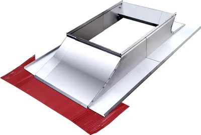 Produktbild von Kamineinfassung 380-630 / 310-580, Kaminverwahrung, Schornsteineinfassung, Edelstahl