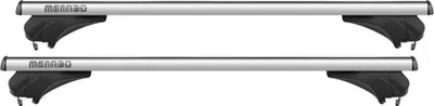 Produktbild von Menabo Ariem Silver XL | Dachträger Hyundai - Tucson (TL) 2015+ - Aluminium - Länge 135 cm - Tragkraft 75 kg - 2er-Pack