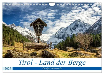 Produktbild von Tirol - Das Land in den Bergen (Wandkalender 2027 DIN A4 quer), CALVENDO Monatskalender