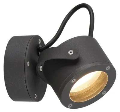 Image de SLV Sitra 360 231515 Outdoor wall light Energy-saving bulb, LED (monochrome) GX53 9 W Anthracite