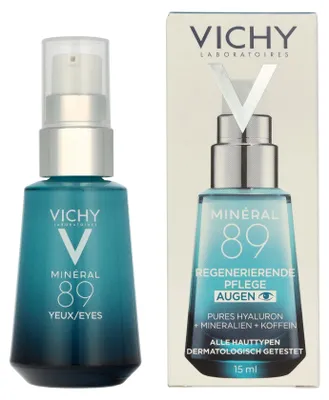 Produktbild von Vichy Minéral 89 Eyes, Aqua / Water/ Eau, Propanediol, Butyrospermum Parkii Butter / Shea Butter, Glycerin, Carbomer,...