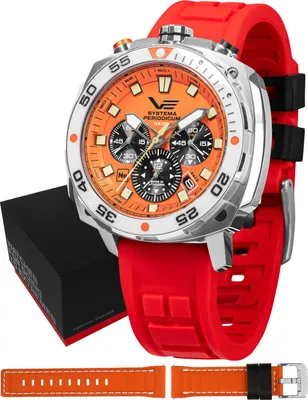 Zdjęcie produktu dla Zegarek Vostok Europe VK67-650A723SR czerwony