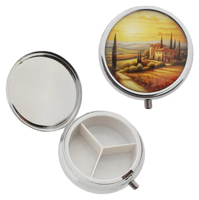 Produktbild von Pillendose "Nostalgie" Landschaft