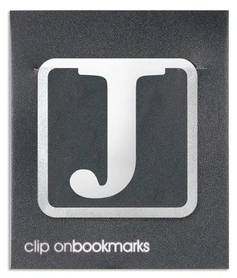 Produktbild von Zakładka metalowa do książki Litera J Clip-on