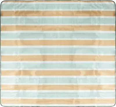 Produktbild von GUSTA Picknickdecke 200x200cm, orange/blaugrün