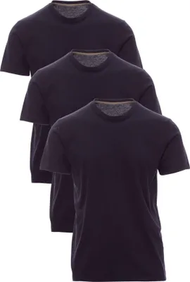 Produktbild von Mivaro Herren T Shirt 3er Pack Basic Rundhals aus 100% Baumwolle Regular Fit kurzarm atmungsaktiv angenehm weich pflegeleicht bis 5XL ideal für Arbeit Freizeit und Alltag