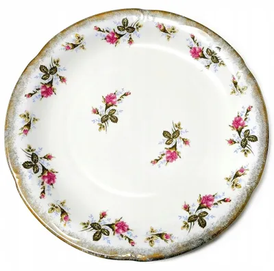 Image de MALCER KAMELIA Półmisek Okrągły Porcelana 32 cm Złoty Dekor
