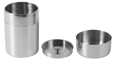 Luftdichte Edelstahl-Dose für Tee & Kaffee, 450 ml (S)