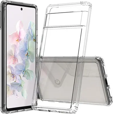 Immagine prodotto di Custodia per Google Pixel 7 custodia del telefono cellulare copertura ibrida paraurti in silicone chiaro