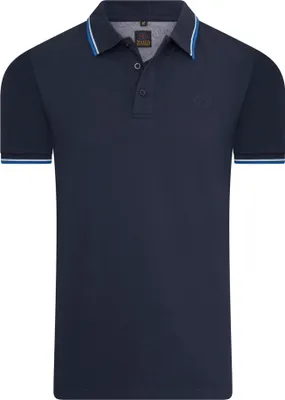Produktbild von Mario Russo Poloshirt Edward – Herren-Poloshirt – Poloshirts für Herren – Baumwolle – Navy – XXL