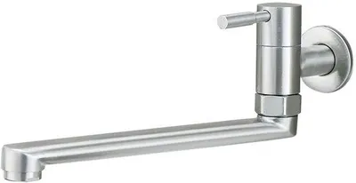Productafbeelding van Keukenmengkraan voor balkon, met één hendel, geschikt voor koud water, voor binnen- en buitengebruik, waterdicht.
