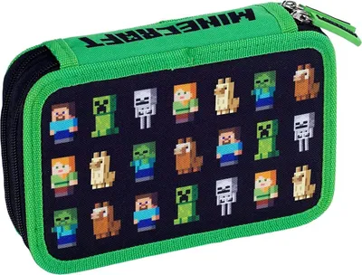 Produktbild von Piórnik poj. bez wyp. 2 klapki Minecraft ASTRA