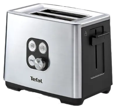 Image de Tefal Equinox TT420D 7, 2 tranches, Noir, Acier inoxydable