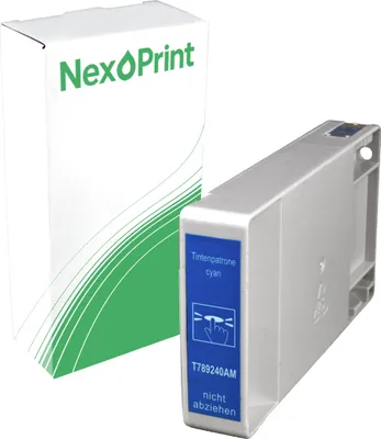 Produktbild von Druckerpatrone kompatibel zu Epson C13T789240 T7892 cyan WorkForce Pro WF-5690 DWF Epson WF-5620 DWF Epson WF-5190 DW Epson WF-5110 DW