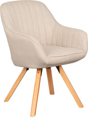 Produktbild von Esszimmerstuhl Matera beige drehbar -