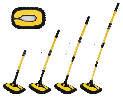 Zdjęcie produktu dla Szczotka do mycia samochodu, teleskopowy uchwyt, ergonomiczna konstrukcja, mop do samochodów