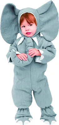 Produktbild von Elefanten Kostüm für Kinder, Größe:98/104