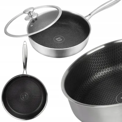 Produktbild von Edenberg Hohe Pfanne Wabenstruktur Antihaftbeschichtet 28cm
