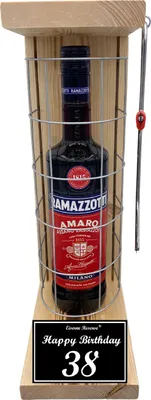 Produktbild von Ramazzotti - 38 Happy Birthday - Eiserne Reserve Gitterkäfig Geschenk 38. Geburtstag