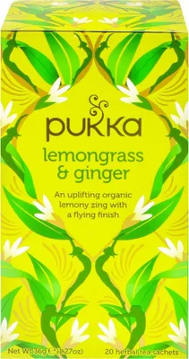 Produktbild von Pukka -Tees Zitronengras & Ingwer Tee  (20 Beutel)