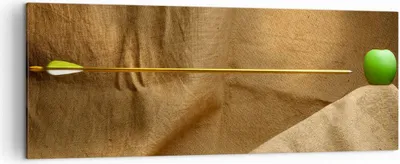 Produktbild von Bild auf Leinwand - Leinwandbild - Pfeile Holz Schießen Wettbewerbe - 140x50cm - Wand Bild - Wanddeko - Leinwanddruck - Bilder - Kunstdruck - Leinwand bilder - Wandkunst - AB140x50-2216