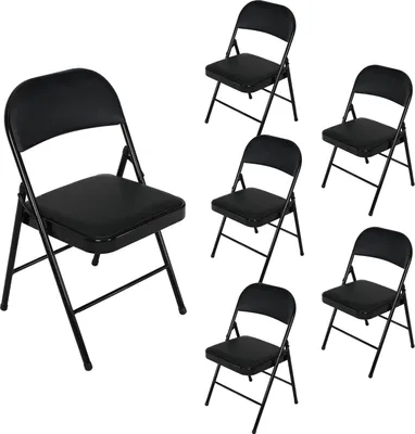 Produktbild von Klappstühle 6er Set Wedigo Schwarz