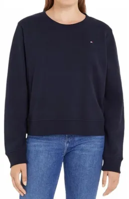 Produktbild von Tommy Hilfiger - Sweatshirt für Damen, Baumwolle NA1333 (M) (Dunkles Marineblau)