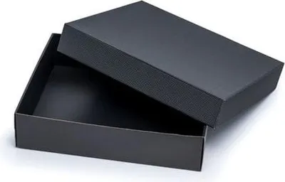 Produktbild von Dekorative Geschenkbox, schwarz, 350 x 300 x 90 mm