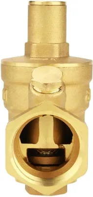 Verstellbarer Wasserdruckregler aus Messing mit Manometer für 32mm Anschluss - Bis 1,6Mpa Druckregelung und Reduzierung