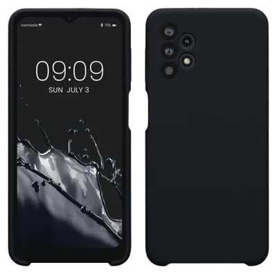 Produktbild von kwmobile Handyhülle für Samsung Galaxy A32 5G Hülle - Case Silikon - Kabelloses Laden - Schutzhülle Cover in Heidelbeerblau
