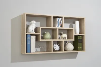 Produktbild von FMD Möbel LASSE Regal - Eiche - Maße: 85 cm x 47,5 cm x 16 cm; 289-001