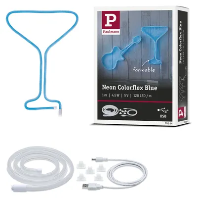 Produktbild von Paulmann USB LED Strip Neon Colorflex Blau