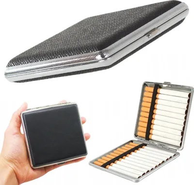 Zdjęcie produktu dla Verk 01746 Etui na papierosy 20 szt. czarne