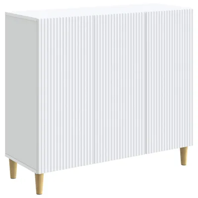 Produktbild von Möbel Sideboard Weiß 89 x 34,5 x 80 cm Holzwerkstoff - Kommoden CC3265