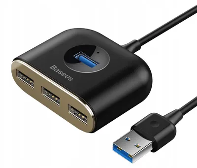 Produktbild von Baseus Square Round USB 3.0 Hub mit 4 Ports