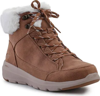 Produktbild von Skechers Glacial Ultra - Cozyly - Chestnut Synthetik Größe: 40 Normal
