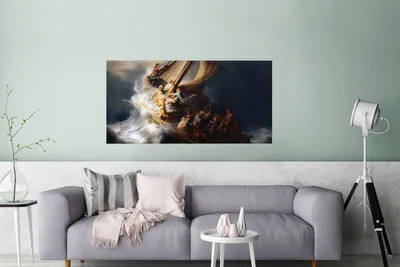 Produktbild von Poster - Der Sturm auf dem See Genezareth - Rembrandt van Rijn - 120x60 cm