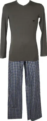 Zdjęcie produktu dla Piżama męska z długim rękawem EMPORIO ARMANI, nr katalogowy 111359 2A711+111050 2A576, rozmiar M, 95% modal, 5% Elasthan