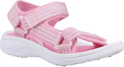 Image de Cotswold - Sandales pour enfants "Bodiam", matière recyclée FS9890 (29 EU) (Rose/Blanc)