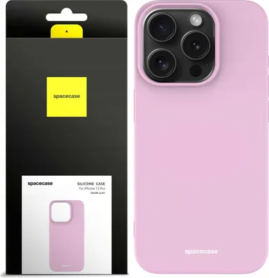 Image de Coque en silicone SPACECASE Coque en silicone pour iPhone 15 Pro Rose