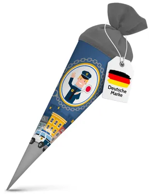 Produktbild von itenga Geschwister Schultüte 35cm "Polizei"