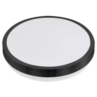 Obrázok produktu pre Stropné svietidlo MasterLED Solen, 2 x E27, okrúhle, IP44, čierna, priemer 33 cm