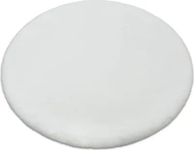 Produktbild von Teppich BUNNY Kreis weiß IMITATION VON KANINCHENPELZ Weiß rund 100 cm