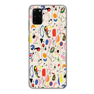 Produktbild von MuchoWow® Handyhülle Schutzhülle Hülle für Samsung Galaxy S20 Plus Muster - Abstrakt - Kunst Silikon Softcase Handy Hülle - Hartschale