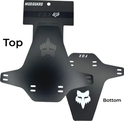 Produktbild von Fox Mud Guard Fahrrad Schutzblech Retro Logo Schwarz