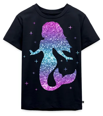 Produktbild von Spreadshirt Meerjungfrau Nixe Kinder Premium T-Shirt, 110/116 (4 Jahre), Navy