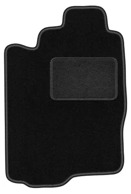 Image de Tapis conducteur en moquette pour Mitsubishi Eclipse IV 2006- (coupé) – 1 pièce, noir, sur mesure – Wielganizator LUX