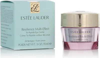 Zdjęcie produktu dla Estée Lauder Resilience Multi-Effect Tri-Peptide, Krem pod oczy, Kobiety, Uniwersalne, Krem przeciwzmarszczkowy, Ujędrniający, Nawilżający, Odżywiający, Wygładzający, Słoiczek, Water\Aqua\Eau, Butyrospermum Parkii (Shea Butter), Butylene Glycol, Dimethicone, Glycerin,...