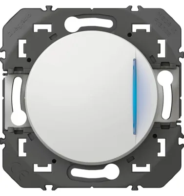 Image de Interrupteur va-et-vient lumineux, LEGRAND Dooxie, blanc